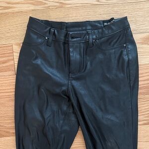 Blank NYC Women's Black Leather pants